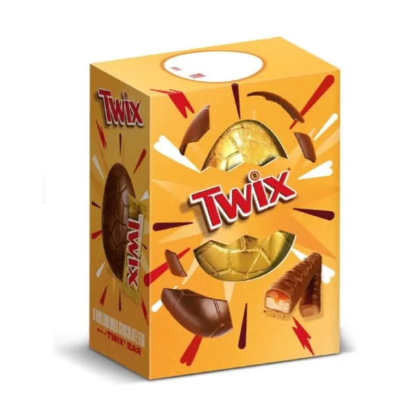 Twix Chocolate & Caramel Biscuits Easter Egg 170g