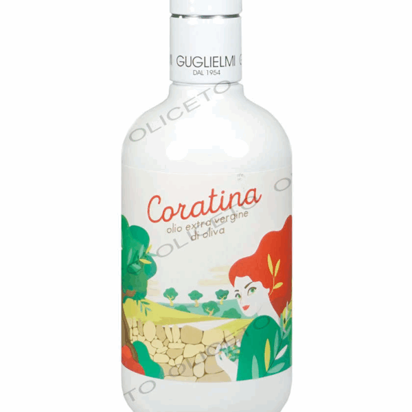 Huile d'olive extra vierge Coratina Monocultivar, variété pure 500 ml - Guglielmi