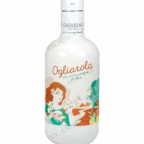 Huile d'olive extra vierge monocultivar Ogliarola, cépage 500 ml - Guglielmi