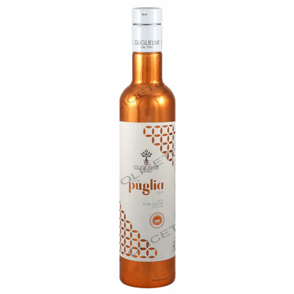 Olio di Puglia IGP Huile d'Olive Extra Vierge IGP Pouilles 500ml - Guglielmi