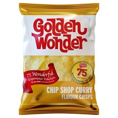 Golden Wonder Retro Pack Chip Shop Curry 32.5g 32 Pack