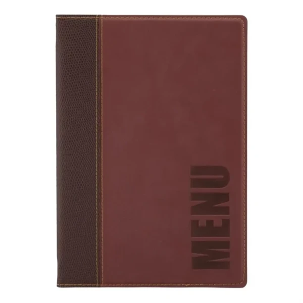Protège-menus contemporain Securit rouge foncé