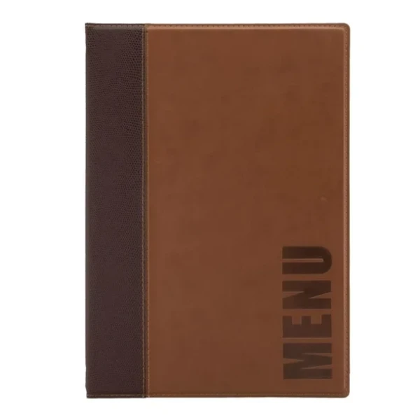 Protège-menus contemporain Securit marron clair