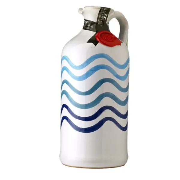 Handmade Ceramic Jar Onde with Extra Virgin Olive Oil 500 ml