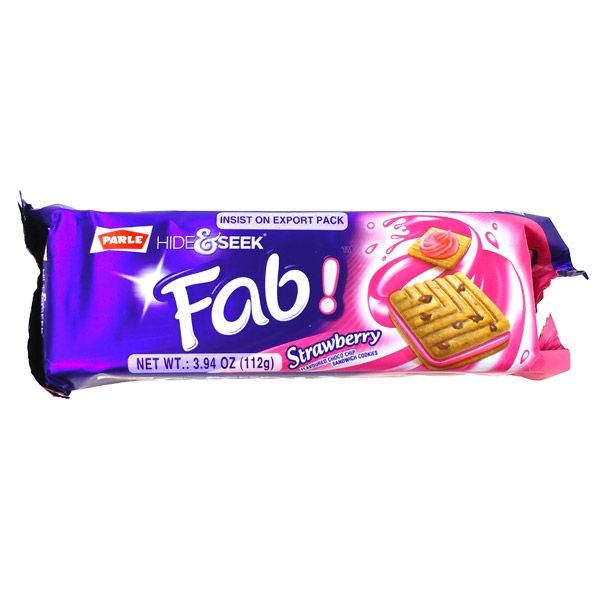 Parle Hide & Seek Fab Strawberry Flavor Cookies