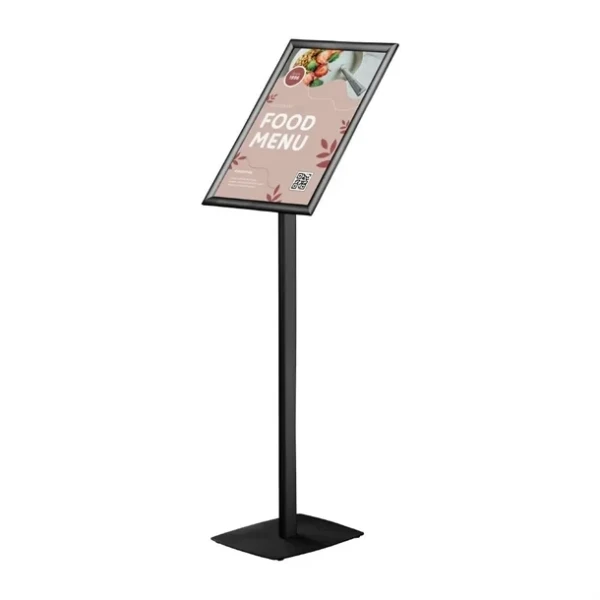 Porte-affiche Europel avec cadre clipsable A3 25mm noir