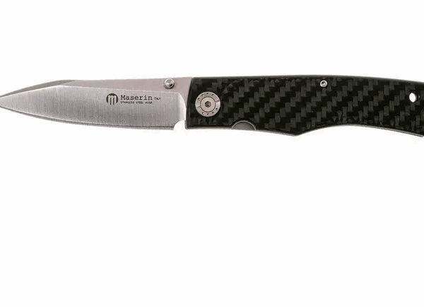 Couteau de poche Maserin Carbon 392/CN Black Carbonfibre