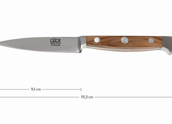 Couteau à éplucher Güde Alpha Olive, X764/08