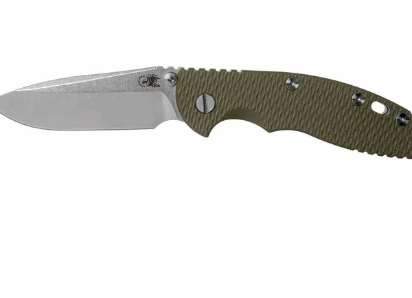 Rick Hinderer XM18 3,5” Non-Flipper Spearpoint, OD Green G10, 20CV, couteau de poche