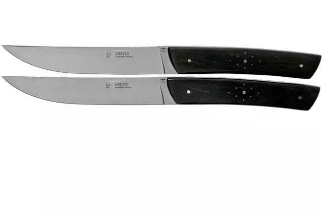 Fontenille Pataud Le Thiers set de 2 couteaux à steak bois d'ébène, TR2TE