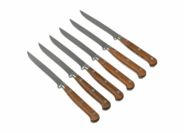 Maserin Apollo Bocote 2411-BO ensemble de 6 couteaux à steak