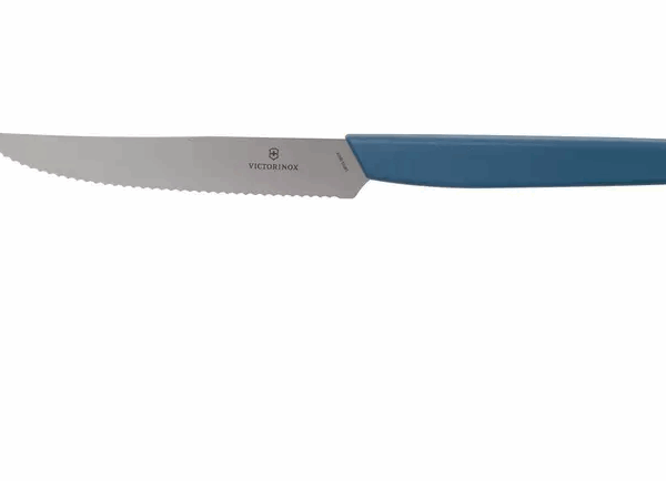 Victorinox Swiss Modern 6.9006.12W2 couteau à steak 12 cm, bleu