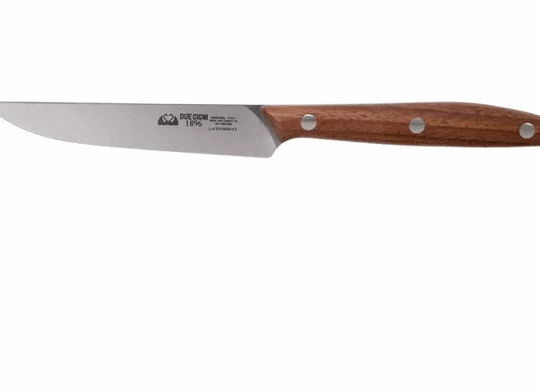 Due Cigni 1896, 2C1003NO couteau à steak 11 cm, bois de noyer
