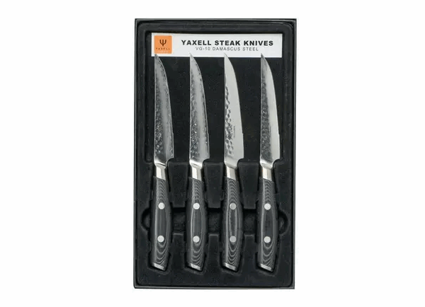 Yaxell Tsuchimon 36744, ensemble de 4 couteaux à steak