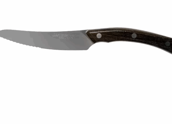 Due Cigni Arne Line couteau à steak dentelé 11 cm, zircoté