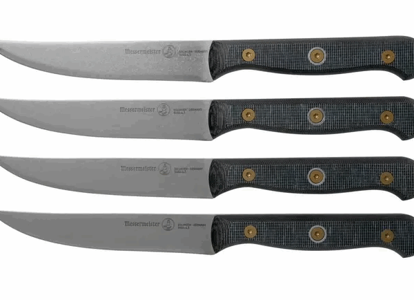 Messermeister Custom 8684-5-4S ensemble de 4 couteaux à steak