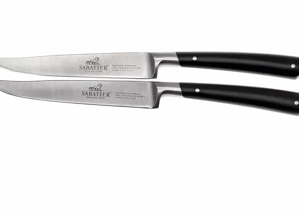 Lion Sabatier Edonist set de 2 couteaux à steak, noir, 808280
