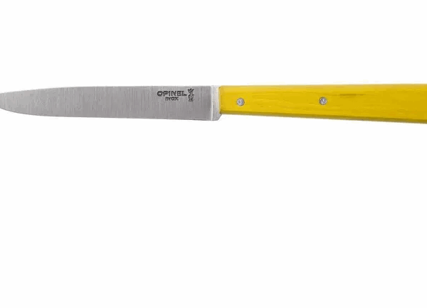 Couteau de table Opinel Bon Appétit, N°125, jaune