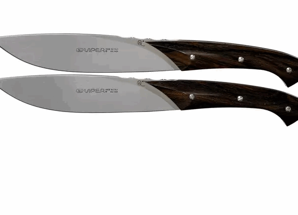 Viper Fiorentina ensemble de couteaux à steak en bois de ziricote 2 pièces, VT7500-02ZI