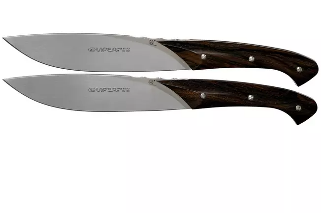 Viper Fiorentina ensemble de couteaux à steak en bois de ziricote 2 pièces, VT7500-02ZI