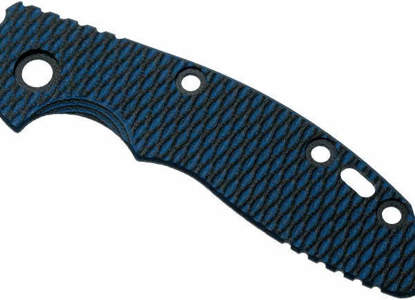 Rick Hinderer XM-18 3,0", Bleu/Noir G10
