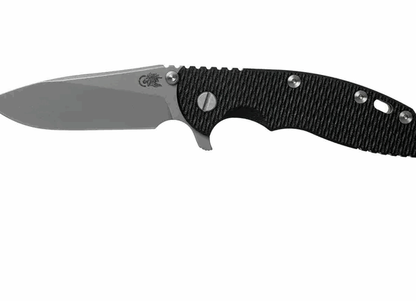 Rick Hinderer XM18 3,5" Trancheuse Finition de travail, Noir G10