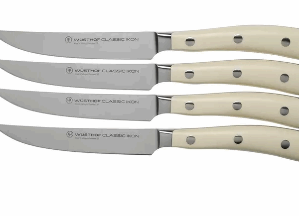 Wüsthof Classic Ikon Crème ensemble de 4 couteaux à steak, 1120460401