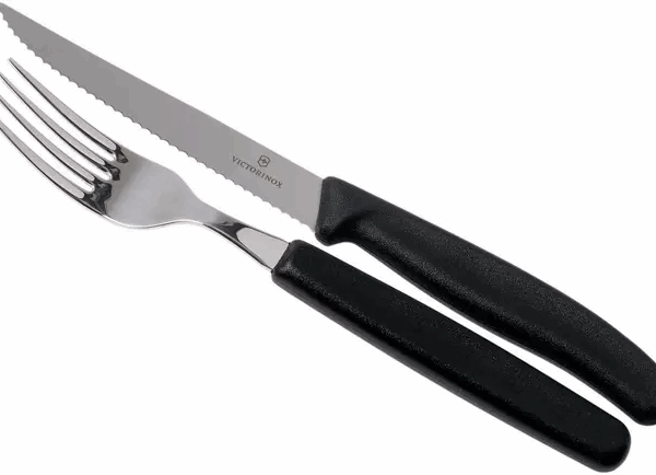 Victorinox SwissClassic 6.7233.12, ensemble de couverts 12 pièces, noir