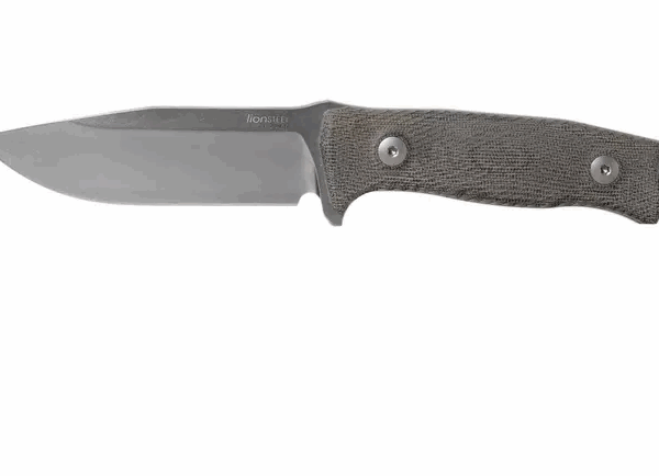 LionSteel M5 CPM 3V, Green Canvas Micarta, Knivesandtools Couteau de survie exclusif
