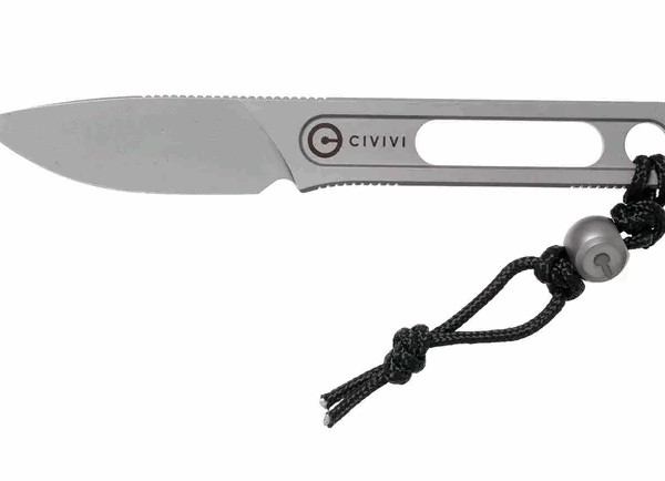 Couteau de cou Civivi Minimis C20026-2 Stonewashed, design Ostap Hel