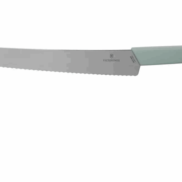 Victorinox Swiss Modern 6.9076.26W44B couteau à pain 26cm, vert menthe