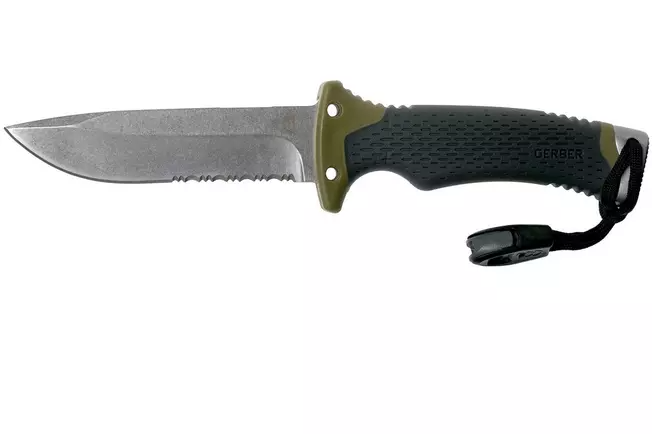 Couteau de survie Gerber Ultimate Survival Fixed Blade 30-001830 Serrated Edge