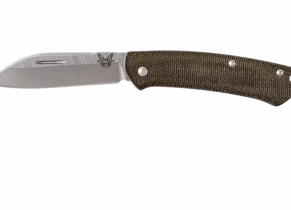 Benchmade Proper 319 Canvas Micarta Slipjoint couteau de poche