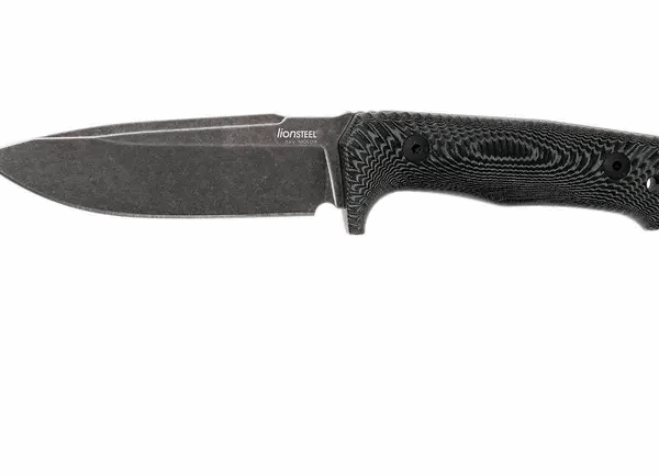 LionSteel T5, couteau fixe noir