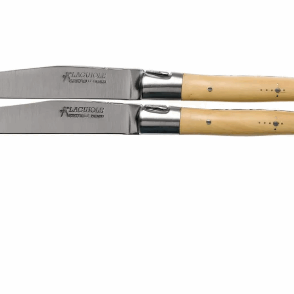 Fontenille Pataud Laguiole coffret 2 couteaux steak bois, LTC2LB