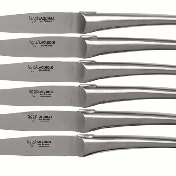 Laguiole en Aubrac Monobloc 6MC99XXI Coffret 6 couteaux steak