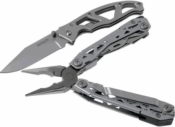 Couteau de poche Gerber Suspension NXT Multi-Plier et Paraframe 31-003871 coffret cadeau