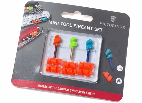 Victorinox Mini Tool FireAnt Set 4.1330.B1 pierre à feu et amadou pour couteaux de poche Victorinox