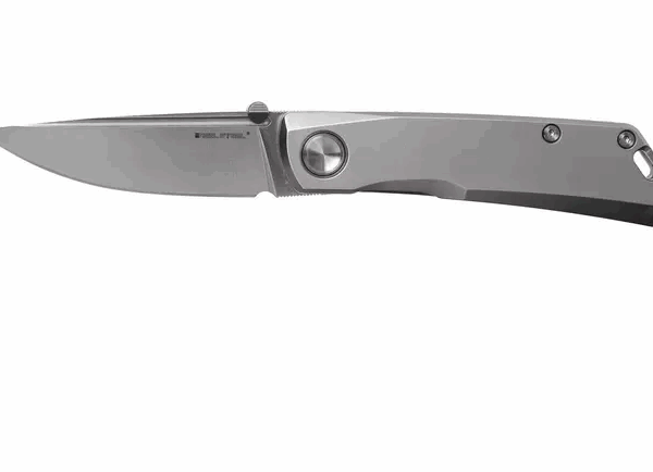 Couteau de poche Real Steel Luna ECO Beadblast RL7081, design Poltergeist