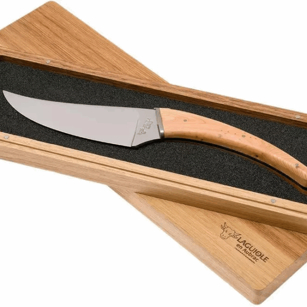Laguiole en Aubrac Le Buron couteau à fromage bois de genévrier, KMF99GEI
