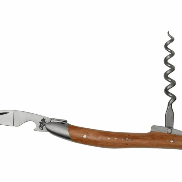 Sommelier Forge de Laguiole SOMCE avec fourreau, bois de vigne