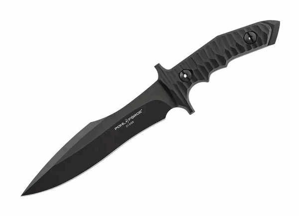 Couteau de survie Pohl Force Tactical Nine Black 5015, design Dietmar Pohl