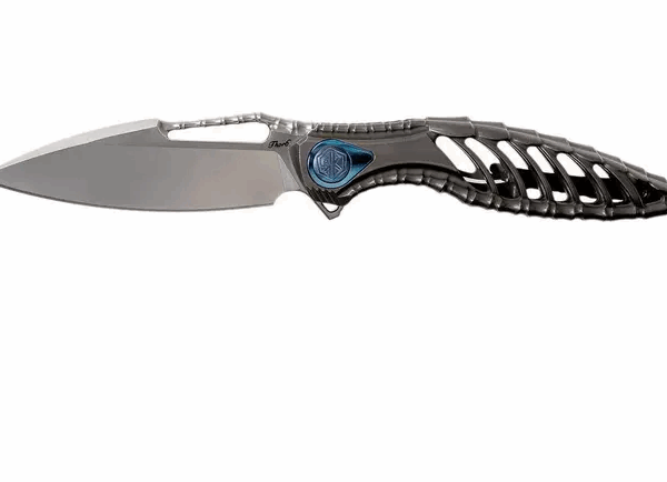 Rike Thor 6 Dark Grey Titanium, couteau de poche intégral