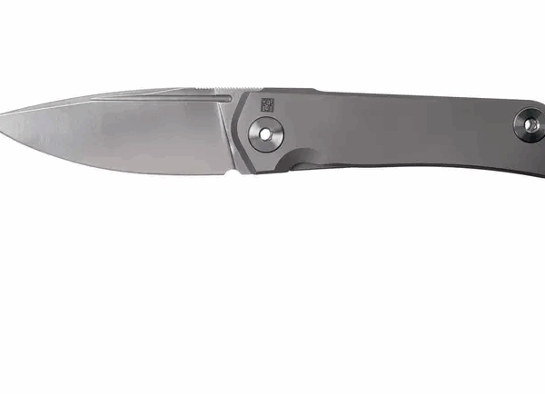 Couteau de poche Real Steel Phasma Free, M390 Titanium, Nail Groove 9226, design Poltergeist