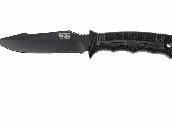 SOG Seal Strike Noir, étui Deluxe SS1003-CP