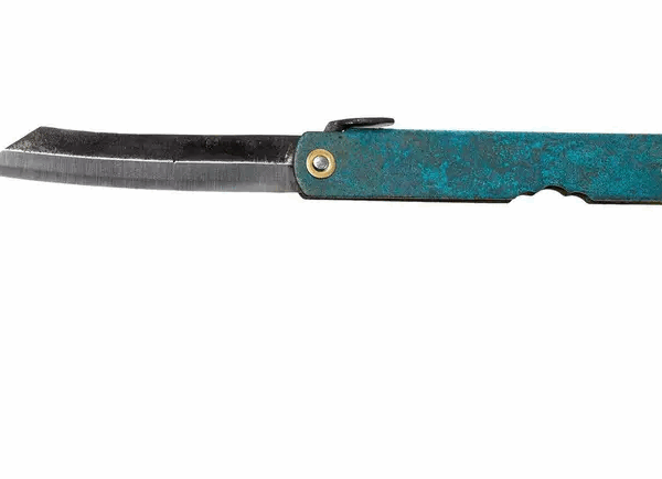 Couteau de poche Higonokami 7,7 cm HIGO153, Acier papier blanc