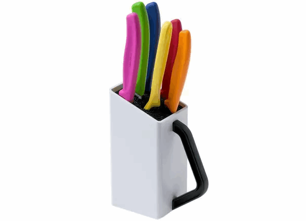 Victorinox Swiss Classic 6.7127.6L14, bloc de couteaux 6 pièces