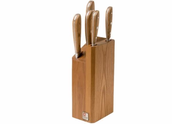 Richardson Sheffield Scandi 09500K511K20 ensemble de 5 couteaux avec bloc