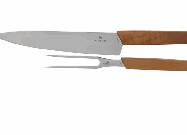 Victorinox Swiss Modern 6.9091.2 set à découper, bois de noyer