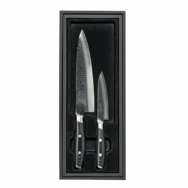 Yaxell Tsuchimon 36751, coffret cadeau 2 pièces couteau de chef et couteau utilitaire